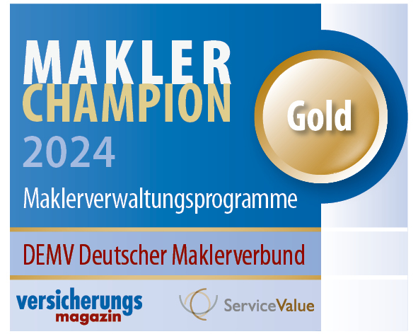 Siegel Makler Champion 2024 - Maklerverwaltungsprogramm